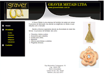 Tablet Screenshot of gravermetais.com.br